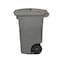 Toter 64 Gal. Graystone Document Trash Can with Wheels and Lid Lock CDA64 - alternate 3